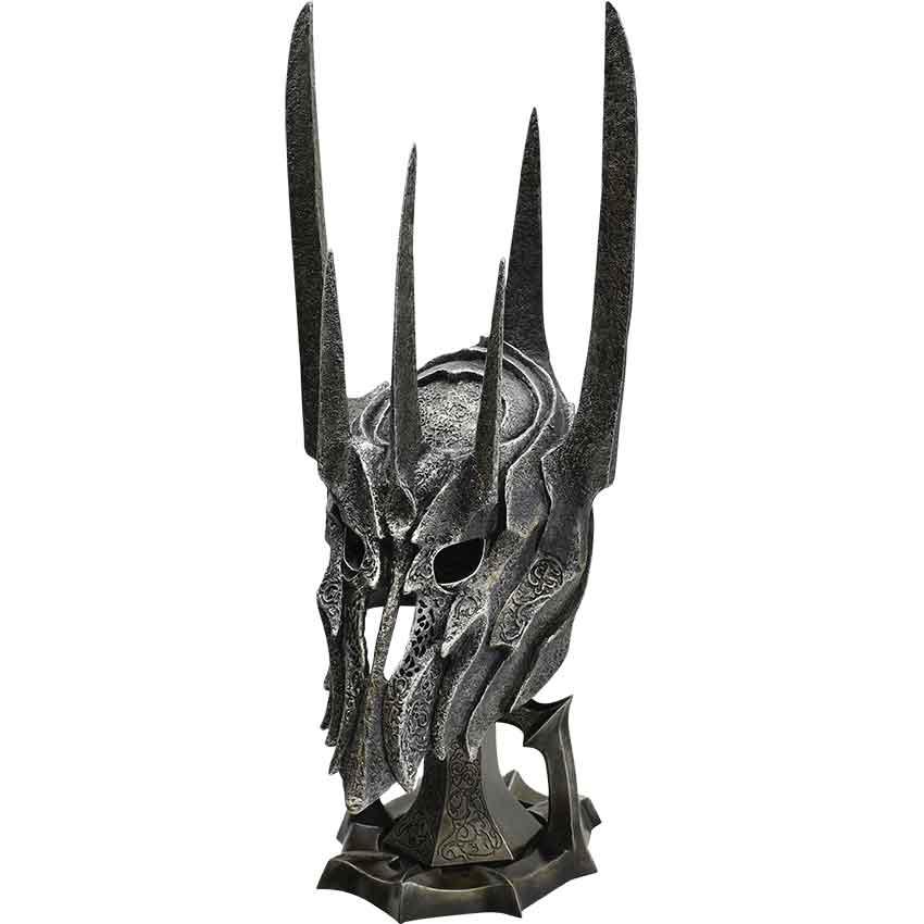 Sauron 1:2 Scale Helm Replica with Stand