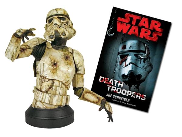 Death Trooper Mini Bust + Book Set
