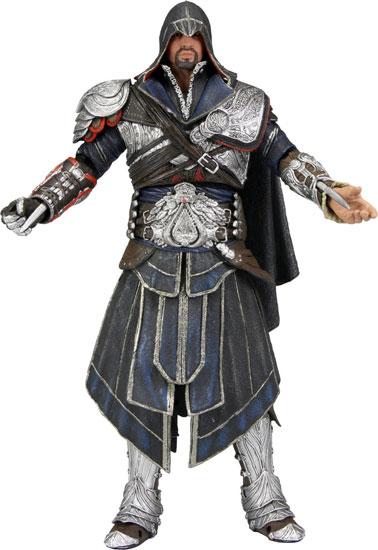 Assasin's Creed Ezio Onyx Costume Hooded Action Figure
