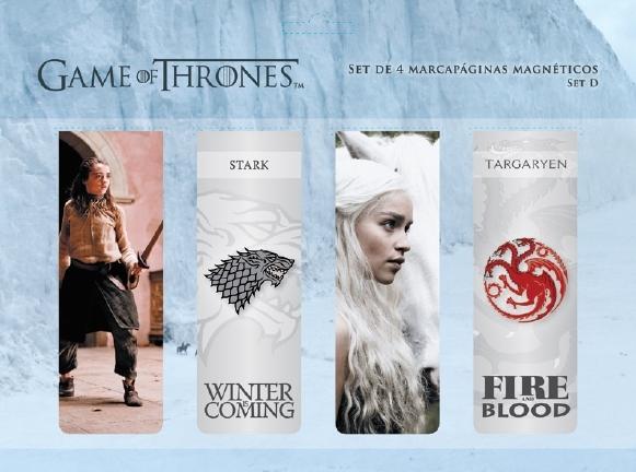 Game Of Thrones Magnetic Bookmark Set D