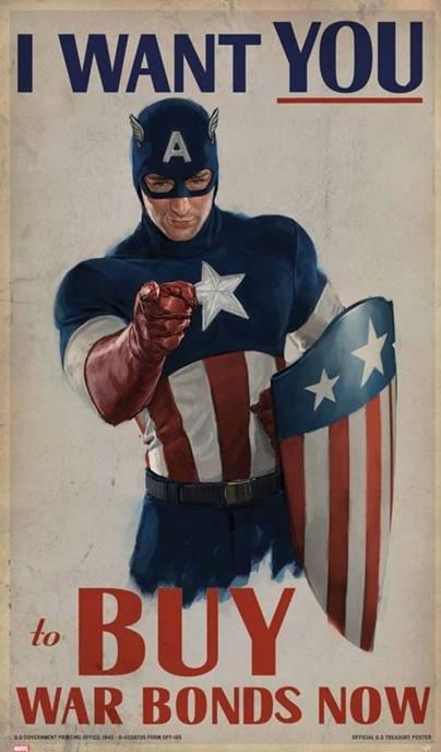 Captain America I Want You Poster Replica