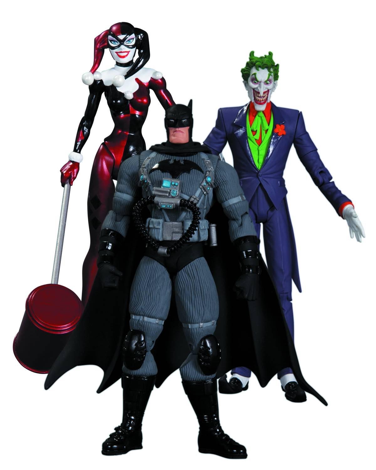 Hush : Joker Harley Stealth Batman Action Figure Set