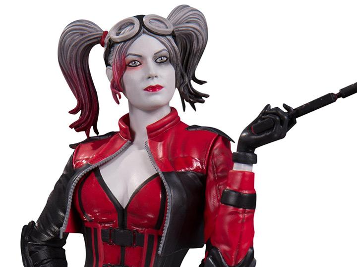 Harley Quinn Injustice 2 Red Black & White Statue