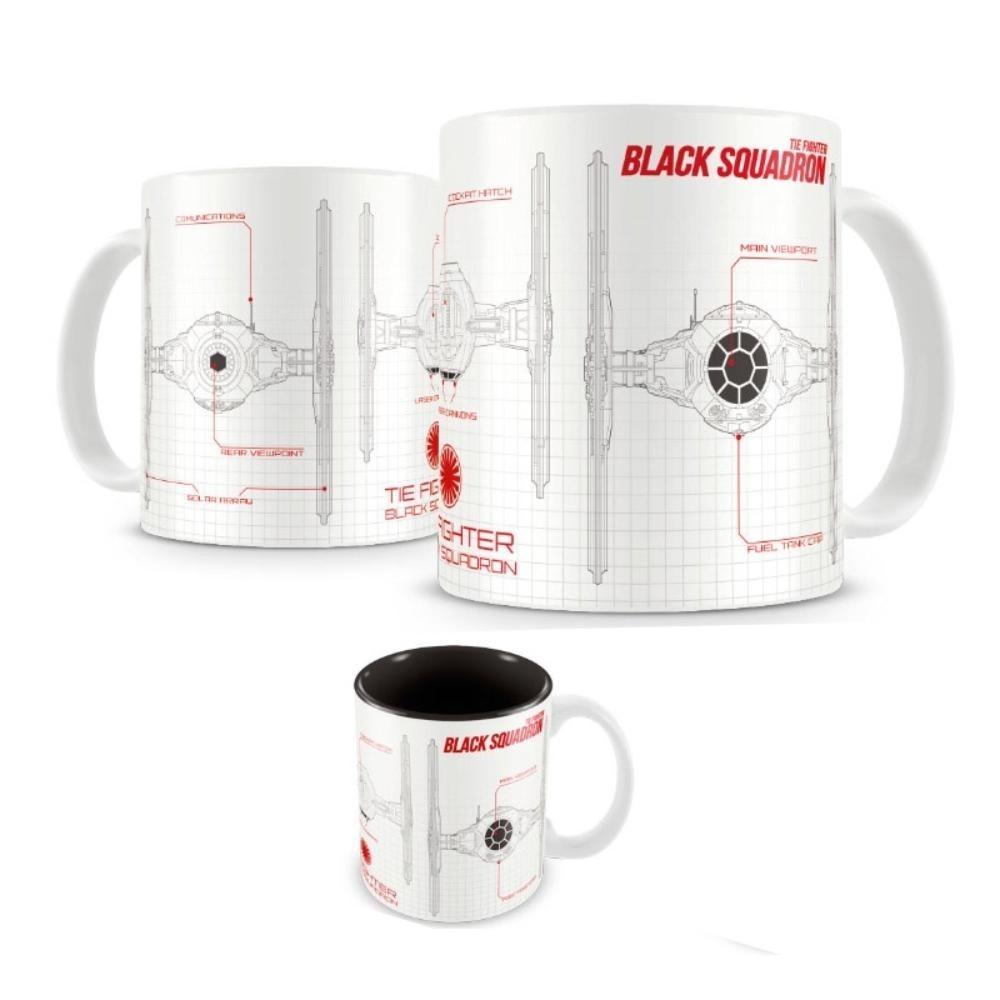 Star Wars Black Squadron White Black Mug