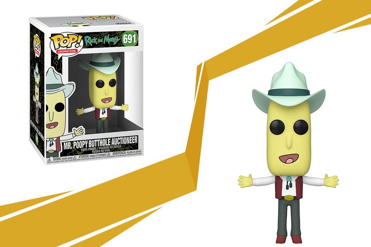 Rick & Morty Mr. Poopy Butthole Auctioneer POP Figure