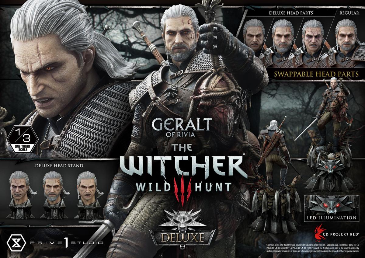 Geralt of Rivia (Deluxe Version) Statue