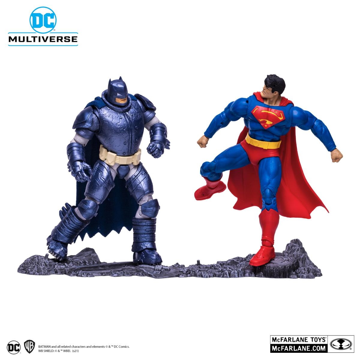 Superman Vs Armored Batman (TDKR) MultiPack Action Figure Set