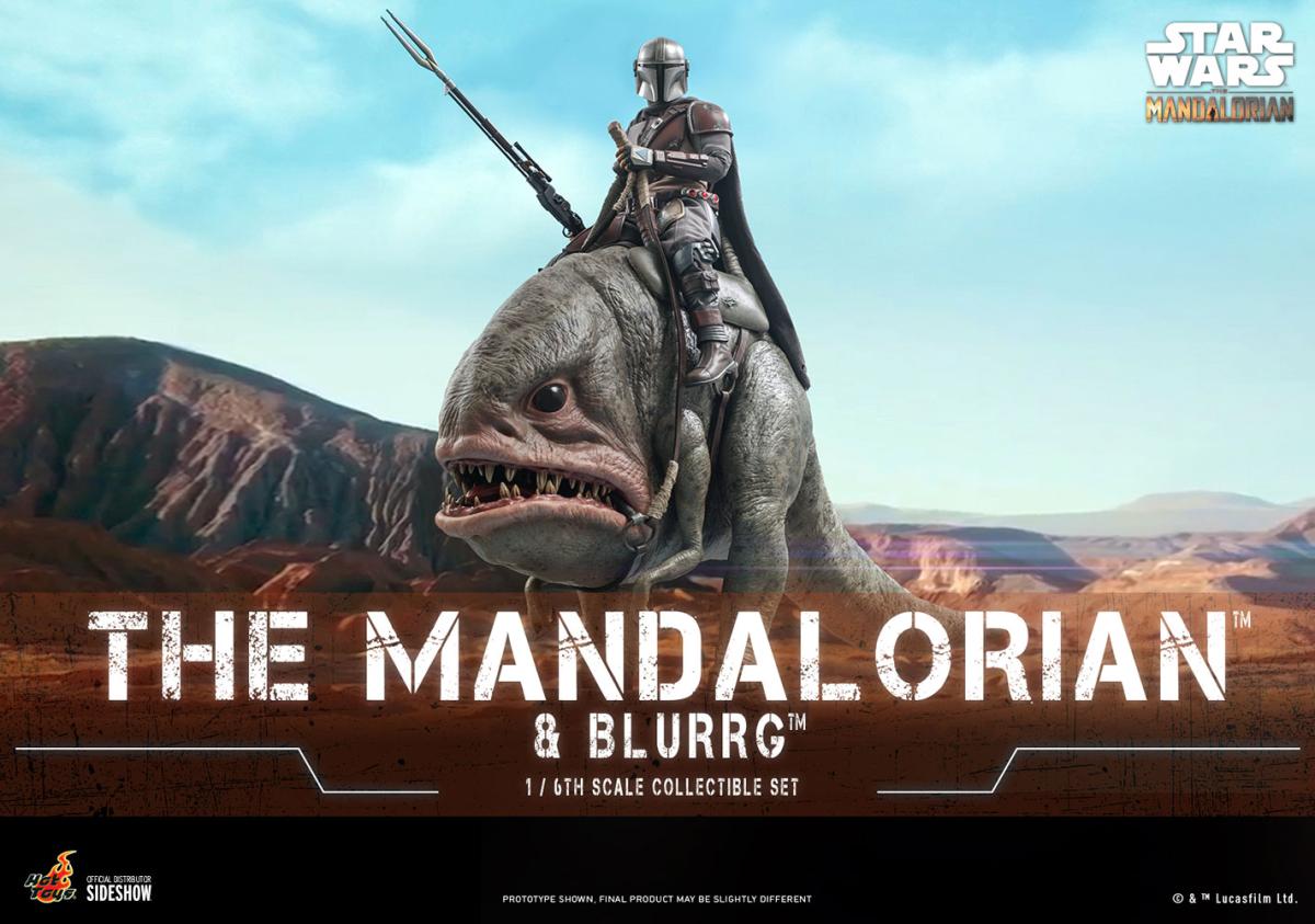 Mandalorian & Blurrg Sixth Scale Figure Set