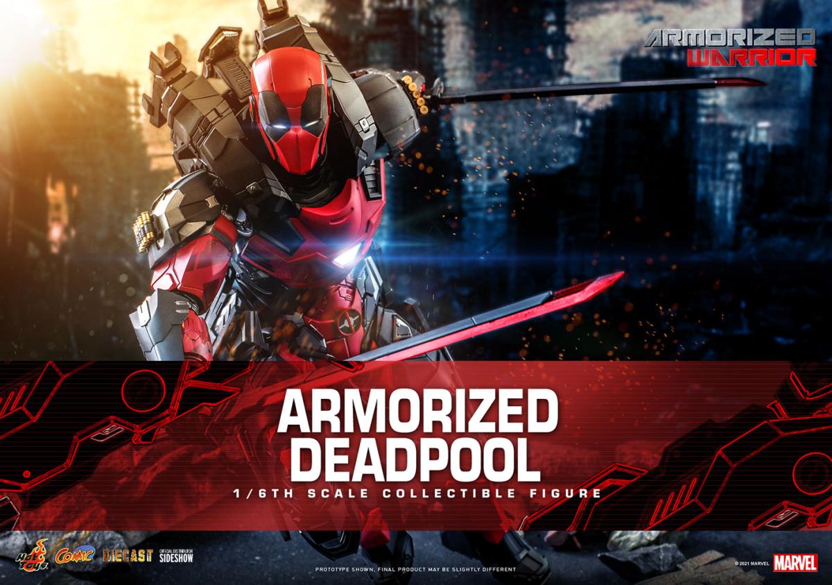 Armorized Deadpool Diecast Sixth Scale Figure