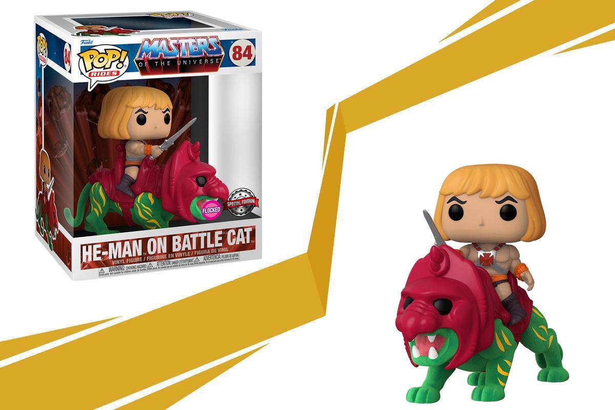 He-Man on Battle Cat POP Figure